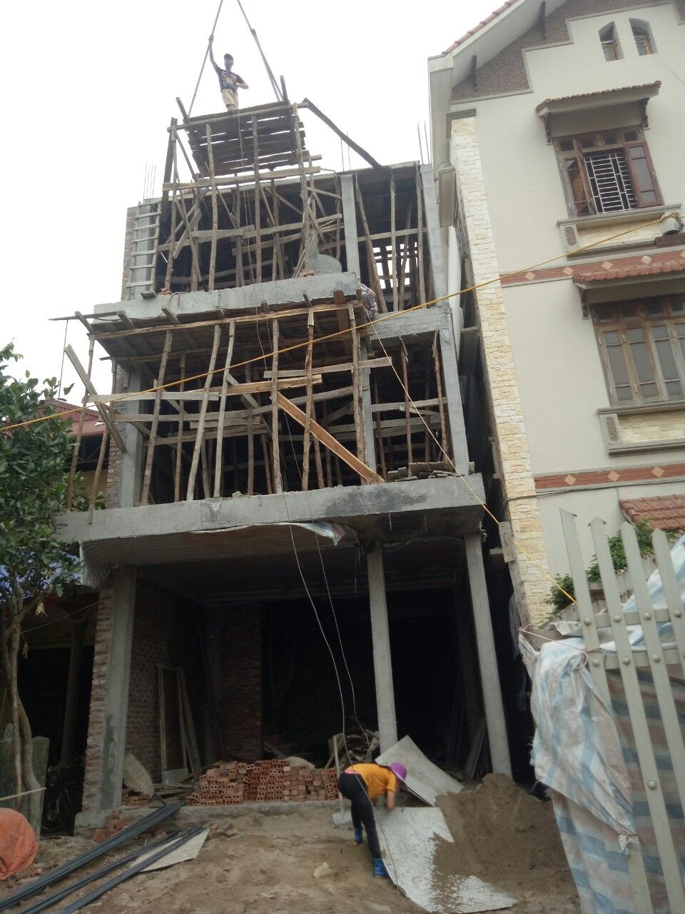 Hình ảnh thi công thực tế công trình 2