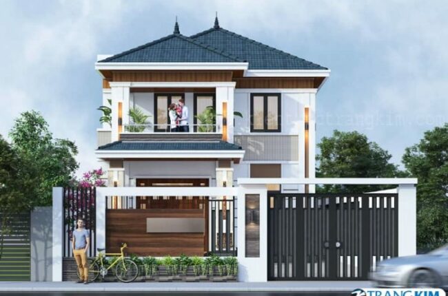 Biệt thự 2 tầng 3 phòng ngủ hiện đại