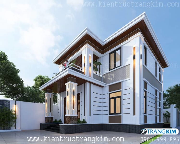 Biệt thự 2 tầng 3 phòng ngủ hiện đại