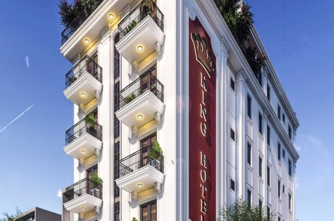 Nhà nghỉ 5 tầng 1 tum