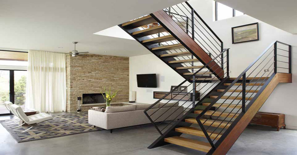 Những mẫu thiết kế cầu thang dọc nhà tối ưu cho nhà ống diện tích nhỏ