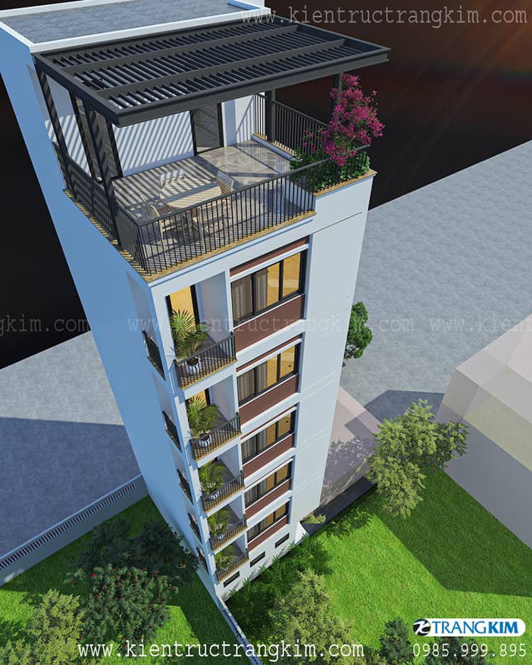 Thiết kế nhà cho thuê diện tích 40m2