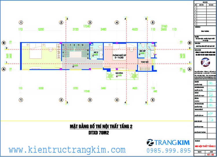 Nhà ống 2 mặt tiền hiện đại kết hợp nhà thờ