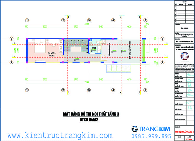 Nhà ống 2 mặt tiền hiện đại kết hợp nhà thờ
