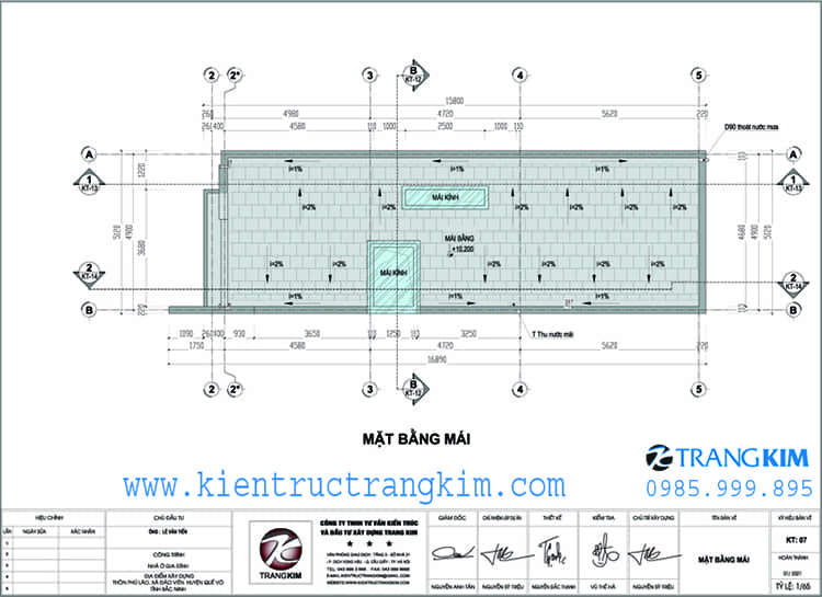 Nhà ống 3 tầng hiện đại