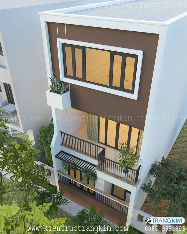 Nhà ống 3 tầng hiện đại