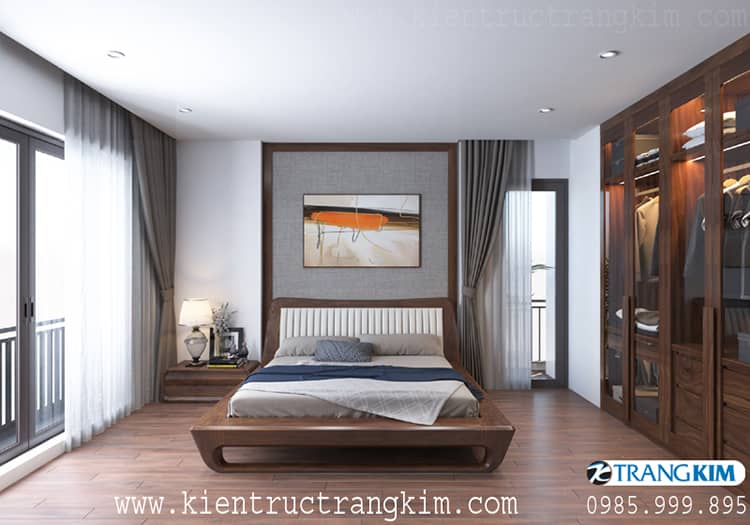 Nội thất phòng ngủ 1 1 Thiết kế biệt thự nhà vườn 2 tầng 2 phòng ngủ