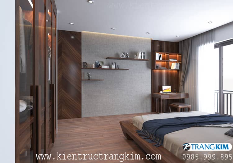 Nội thất phòng ngủ 1 2 Thiết kế biệt thự nhà vườn 2 tầng 2 phòng ngủ