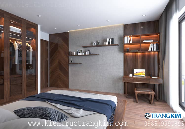 Nội thất phòng ngủ 1 3 Thiết kế biệt thự nhà vườn 2 tầng 2 phòng ngủ