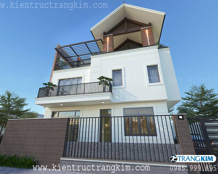 Hình ảnh phối cảnh kiến trúc căn biệt thự 2 Hình ảnh phối cảnh kiến trúc căn biệt thự 2