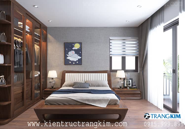 Nội thất phòng ngủ số 2 1 Thiết kế biệt thự nhà vườn 2 tầng 2 phòng ngủ