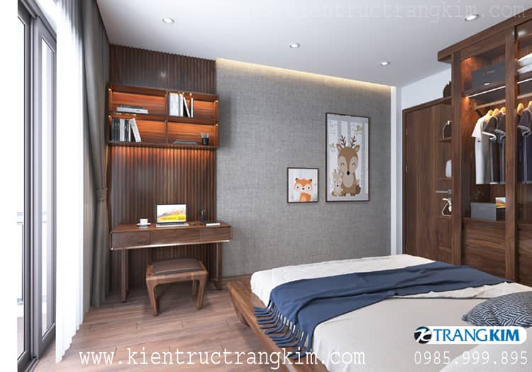 Nội thất phòng ngủ số 2 2 Thiết kế biệt thự nhà vườn 2 tầng 2 phòng ngủ