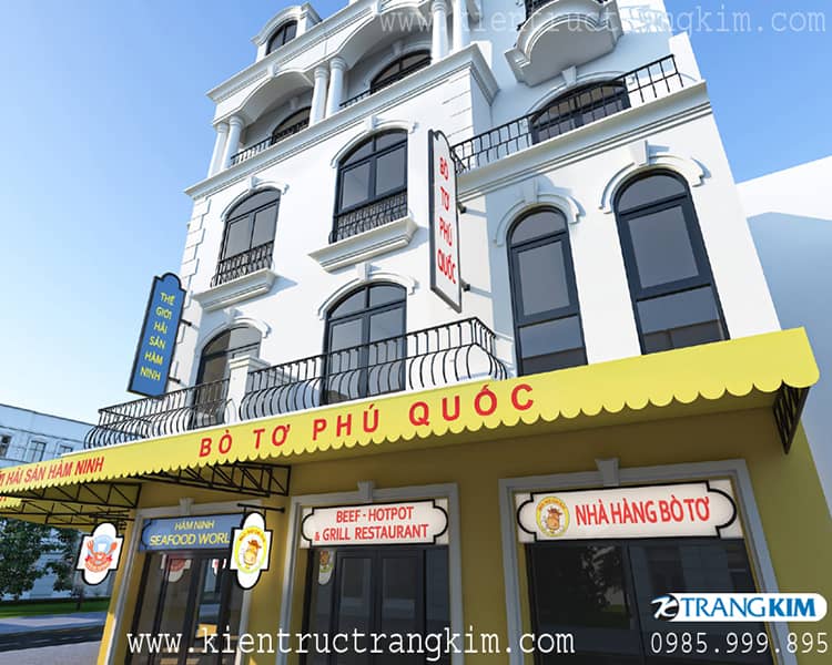 Thiết kế nhà hàng hải sản tại Grand world Phú Quốc