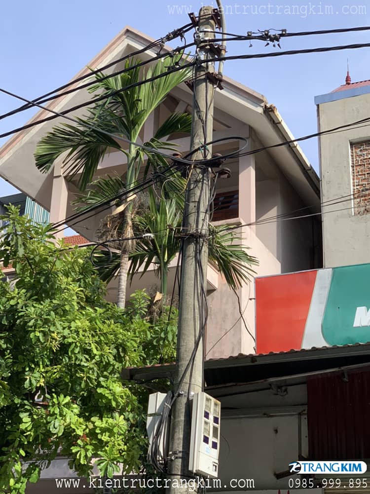 Hiện trạng mặt trước công trình