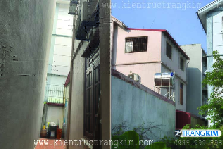 hiện trạng công trình trước cải tạo