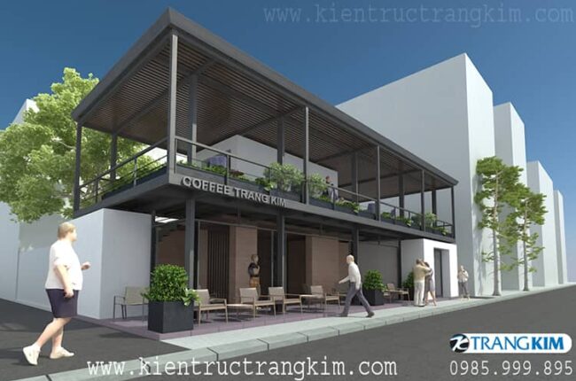 Thiết kế quán cà phê hiện đại