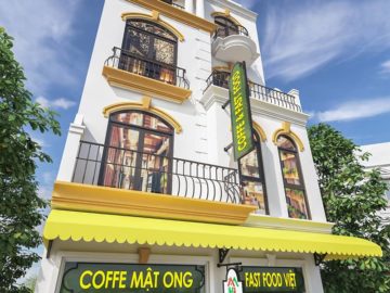 Thiết kế quán cà phê tại Grand world Phú Quốc