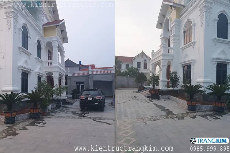 Hình ảnh thi công biệt thự