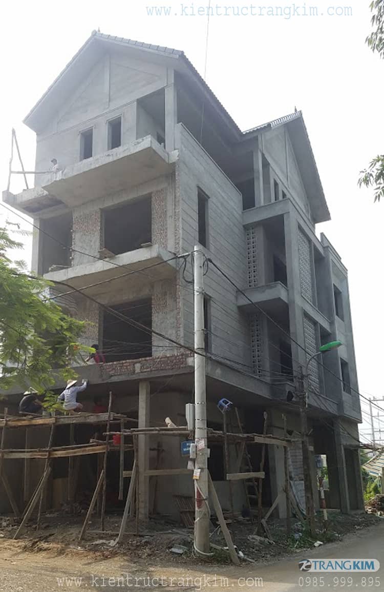 Hình ảnh thực tế công trình đang thi công 1 Hình ảnh thi công thực tế
