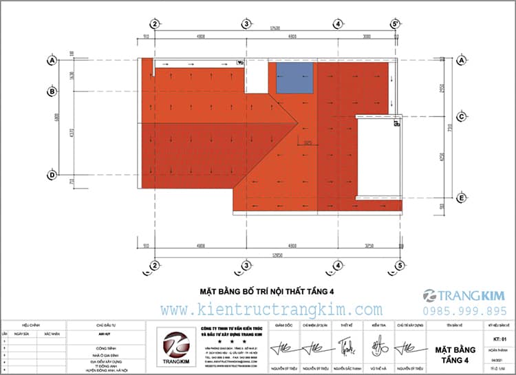 Mặt bằng kiến trúc mái 1 Mặt bằng kiến trúc mái 1