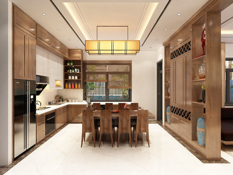Hình ảnh phối cảnh nội thất của biệt thự 1 Hình ảnh phối cảnh nội thất của biệt thự 1