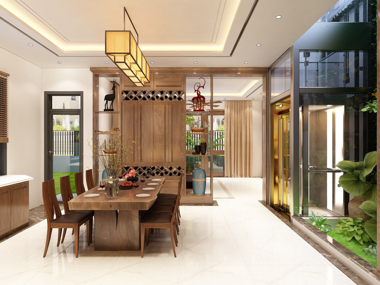 Hình ảnh phối cảnh nội thất của biệt thự 2 Hình ảnh phối cảnh nội thất của biệt thự 2