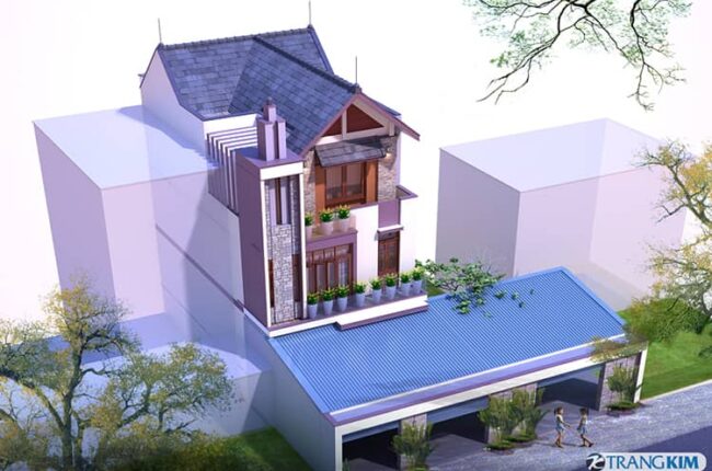 Biệt thự phố 3 tầng 4 phòng ngủ có tầng hầm tại Hà Nam