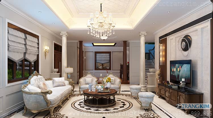 Nội thất phòng khách, ăn, thờ