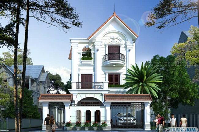 Biệt thự 2 tầng tân cổ điển