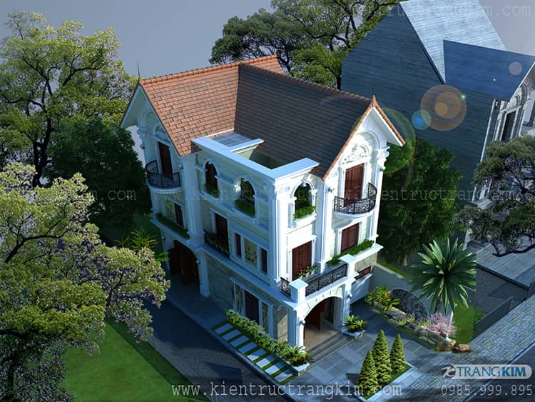 Biệt thự 2 tầng tân cổ điển