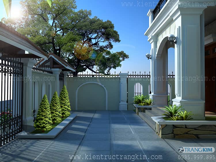 Biệt thự 2 tầng tân cổ điển