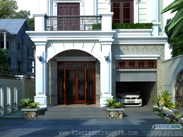 Biệt thự 2 tầng tân cổ điển
