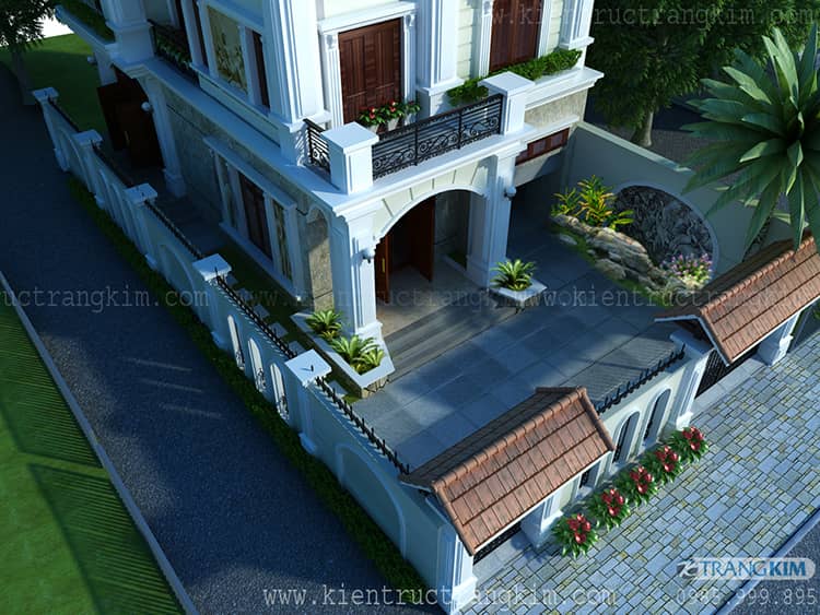 Biệt thự 2 tầng tân cổ điển