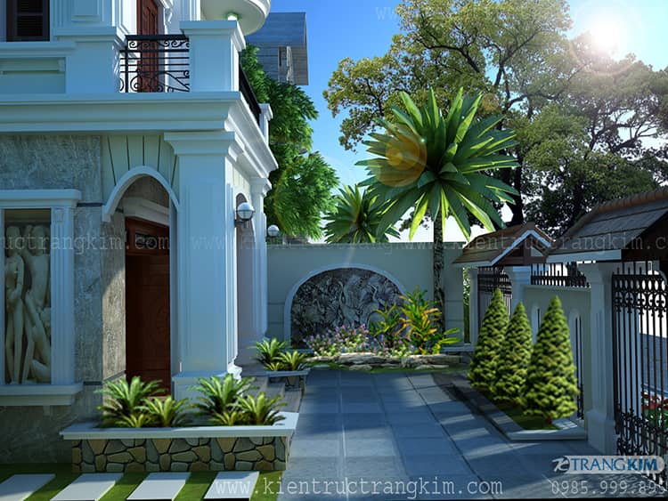 Biệt thự 2 tầng tân cổ điển