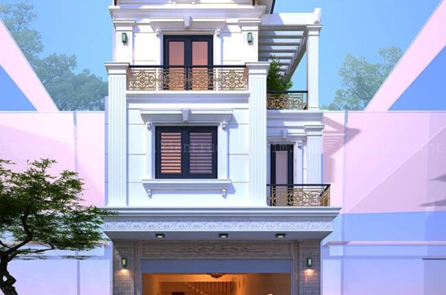 Nhà ống 3 tầng có tầng lửng