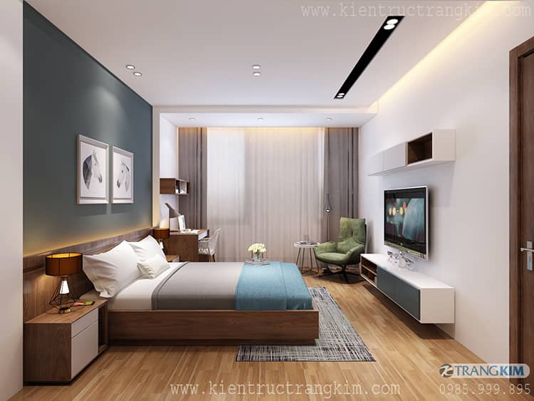 Phòng ngủ nhỏ tầng 2 1 Nội thất phòng ngủ nhỏ tầng 2