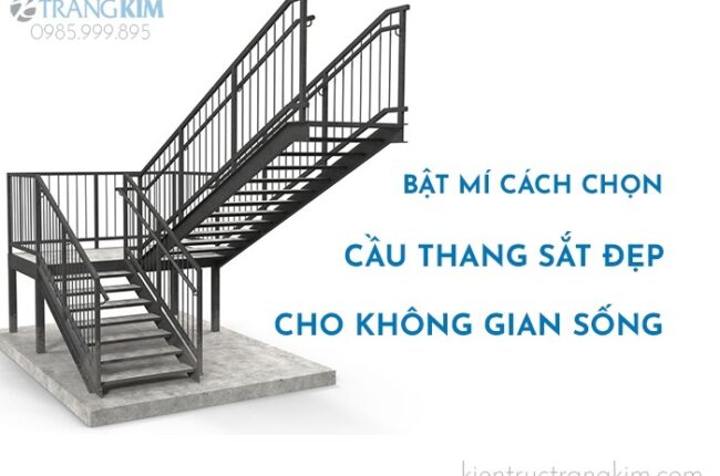 cầu thang sắt