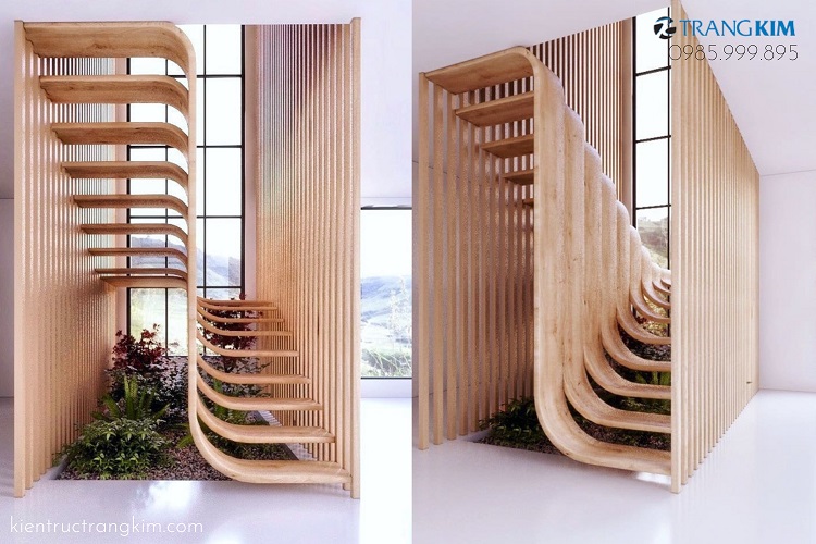 Gợi ý các mẫu thiết kế cầu thang cho nhà hẹp đẹp mắt 7
