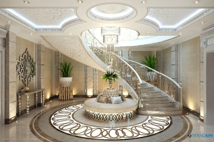 Top 10 mẫu cầu thang đẹp cho nhà biệt thự  Luxurious Design