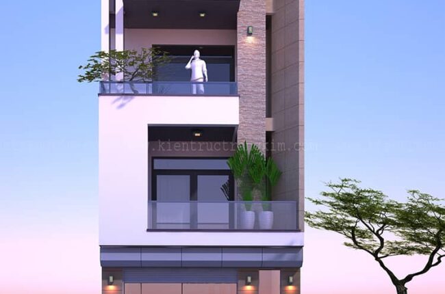 Hình ảnh phối cảnh nhà ống tại Hải Dương