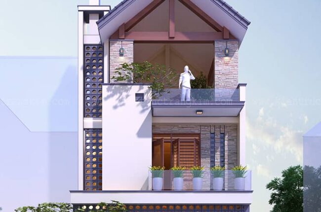 Nhà ống 3 tầng 4 phòng ngủ