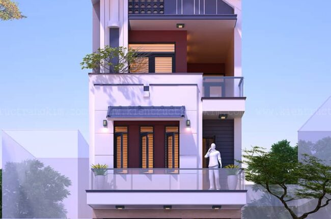 Thiết kế nhà ống 3 tầng diện tích 6m x10m