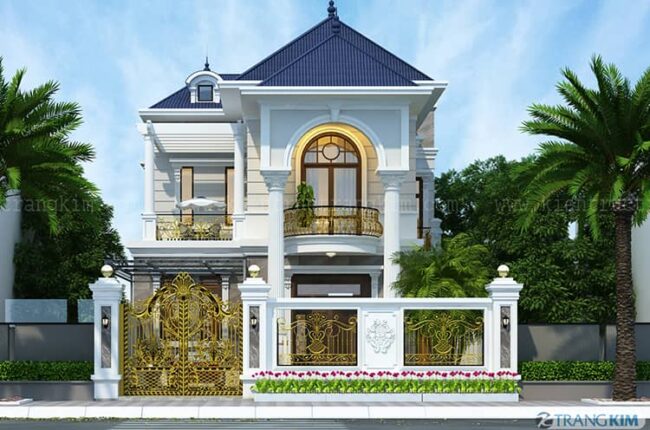 biệt thự 2 tầng tân cổ điển đẹp, sang trọng