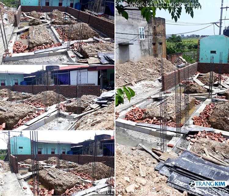 Hình ảnh công trình trong quá trình thi công 3 ảnh thực tế thi công
