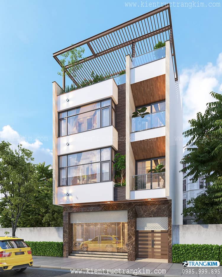Hình ảnh phối cảnh kiến trúc căn nhà 3 phối canh kiến trúc căn nhà góc 3