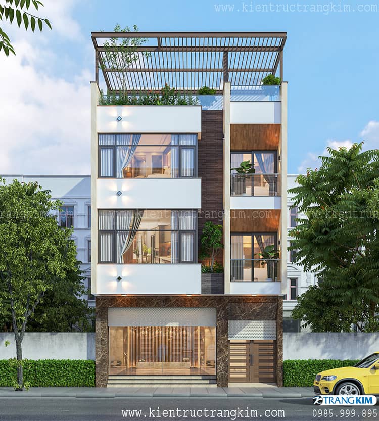 Hình ảnh phối cảnh kiến trúc căn nhà 4 phối canh kiến trúc căn nhà góc 4