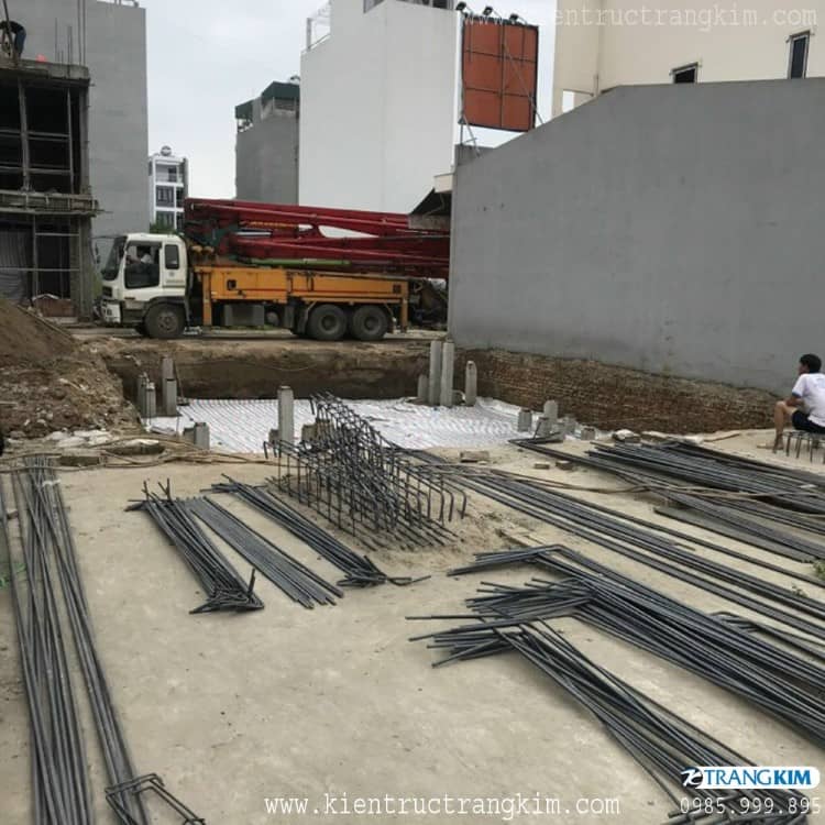 Hình ảnh thực tế quá trình thi công 3 Hình ảnh thi công nhà vừa ở vừa kinh doanh 8x12m