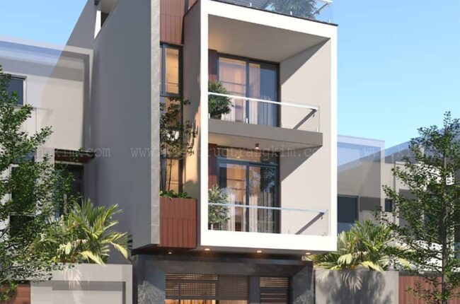 Phối cảnh kiến trúc nhà phố