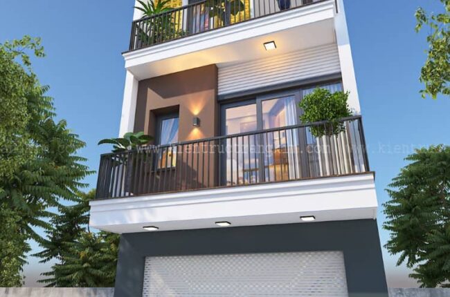 nhà lô 3 tầng 3 phòng ngủ 5x12m