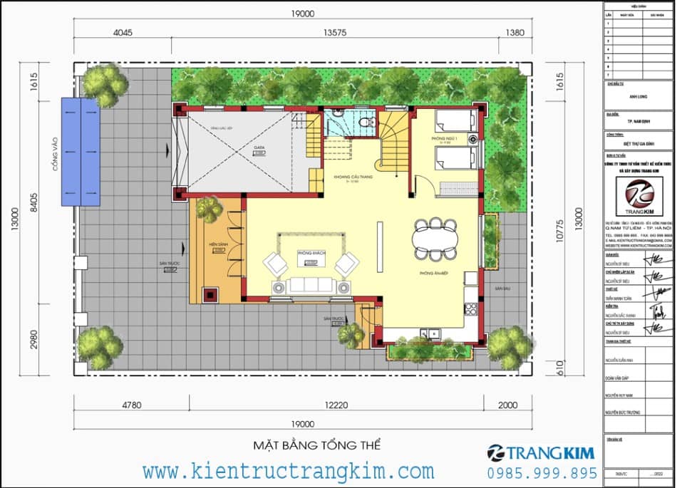 Mặt bằng tổng thể